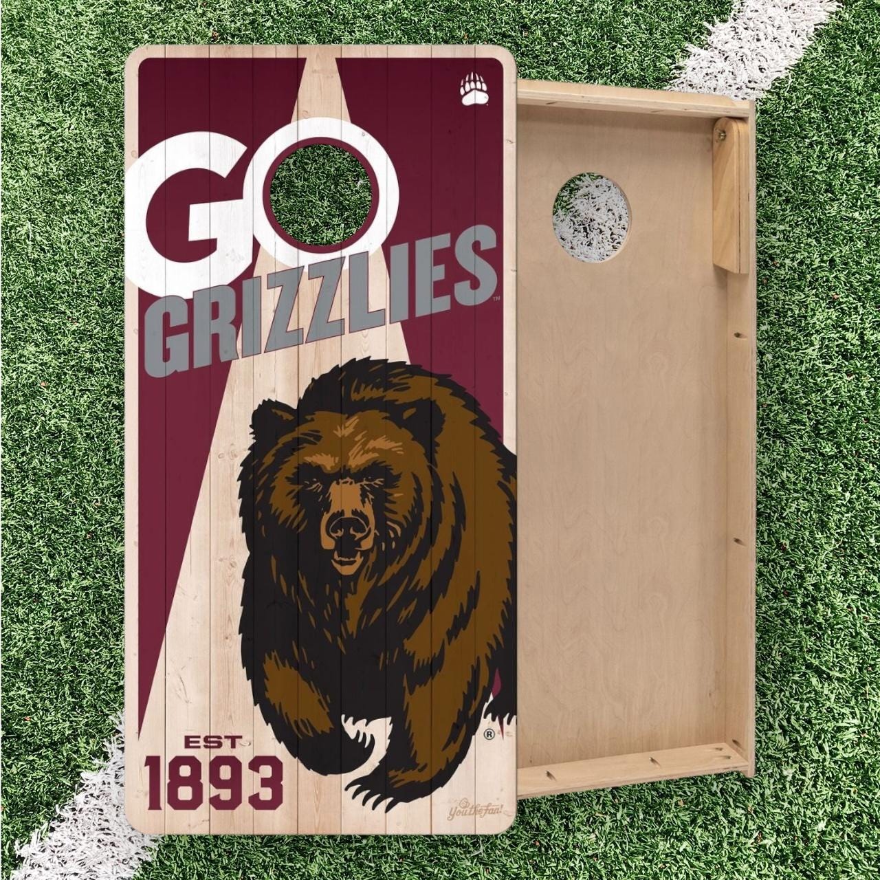 Montana Grizzlies Cornhole Boards 2x4 (Officially Licensed)