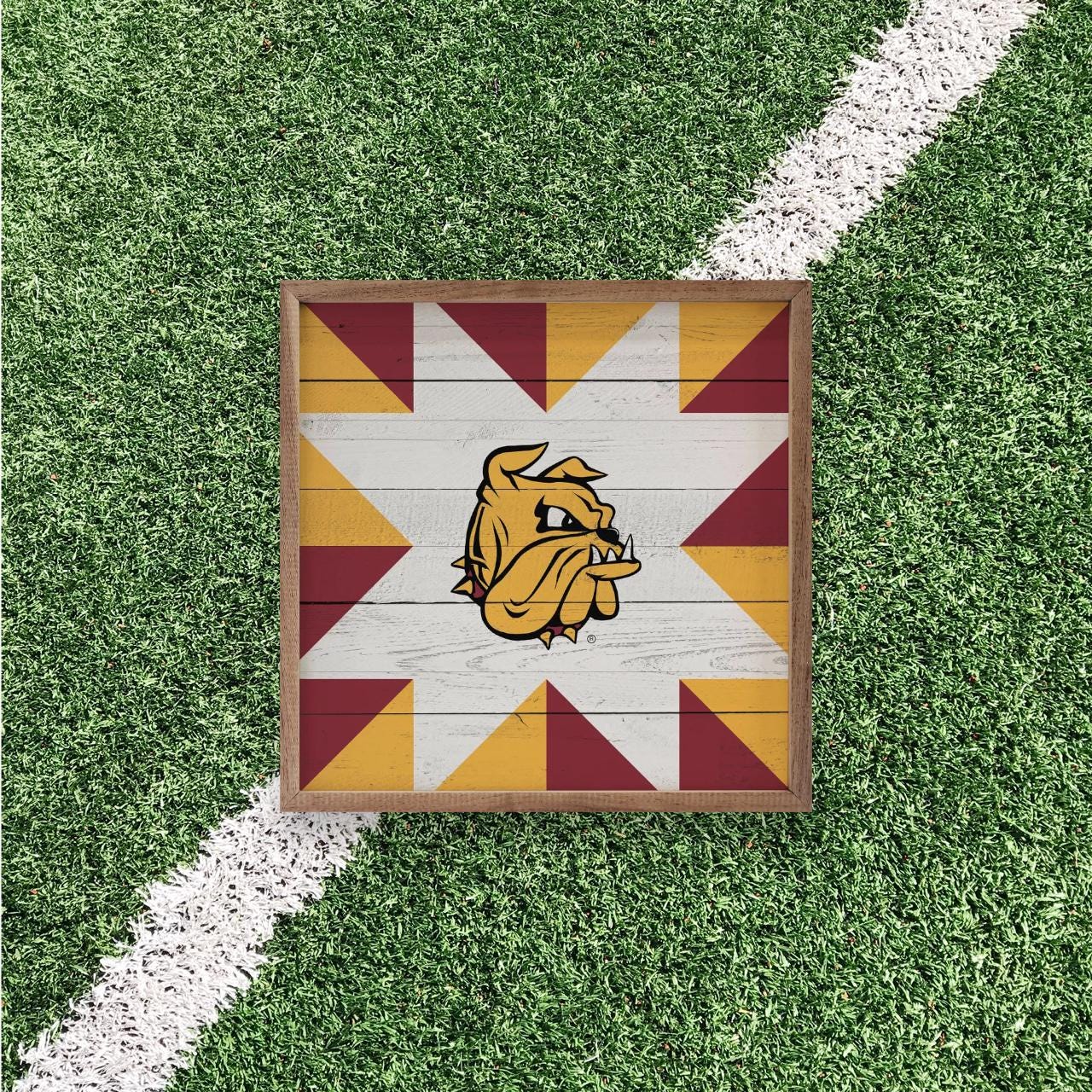 Minnesota Duluth Bulldogs Artwork | Minnesota Duluth Bulldogs Wall Art (Officially Licensed)Square