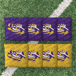 Load image into Gallery viewer, LSU Tigers Cornhole Boards 2x4 (Officially Licensed)
