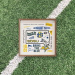 Load image into Gallery viewer, South Dakota State Jackrabbits Artwork | South Dakota State Jackrabbits Wall Art (Officially Licensed)Square
