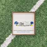 Load image into Gallery viewer, South Dakota State Jackrabbits Artwork | South Dakota State Jackrabbits Wall Art (Officially Licensed)Square
