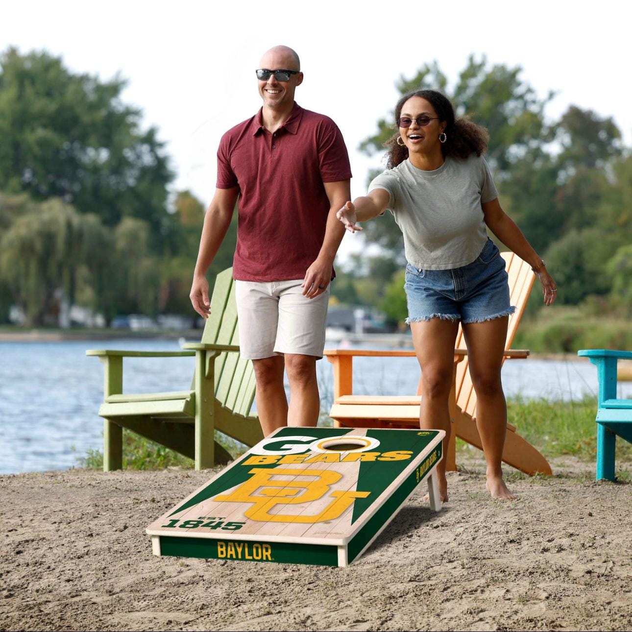 Baylor Bears Cornhole Boards 2x4 (Officially Licensed)