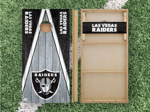 Las Vegas Raiders Cornhole Boards 2x4 | Officially Licensed