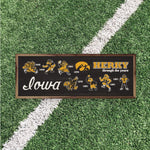 Load image into Gallery viewer, Iowa Hawkeyes Artwork | Iowa Hawkeyes Wall Art (Officially Licensed) Rectangle Rectangle
