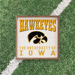 Load image into Gallery viewer, Iowa Hawkeyes Artwork | Iowa Hawkeyes Wall Art (Officially Licensed)Square
