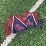 Load image into Gallery viewer, Ole Miss Rebels Cornhole Boards 2x3 | Officially Licensed
