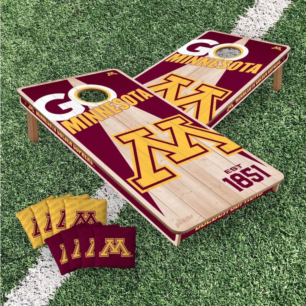 Minnesota Gophers Cornhole Boards 2x4 (Officially Licensed)