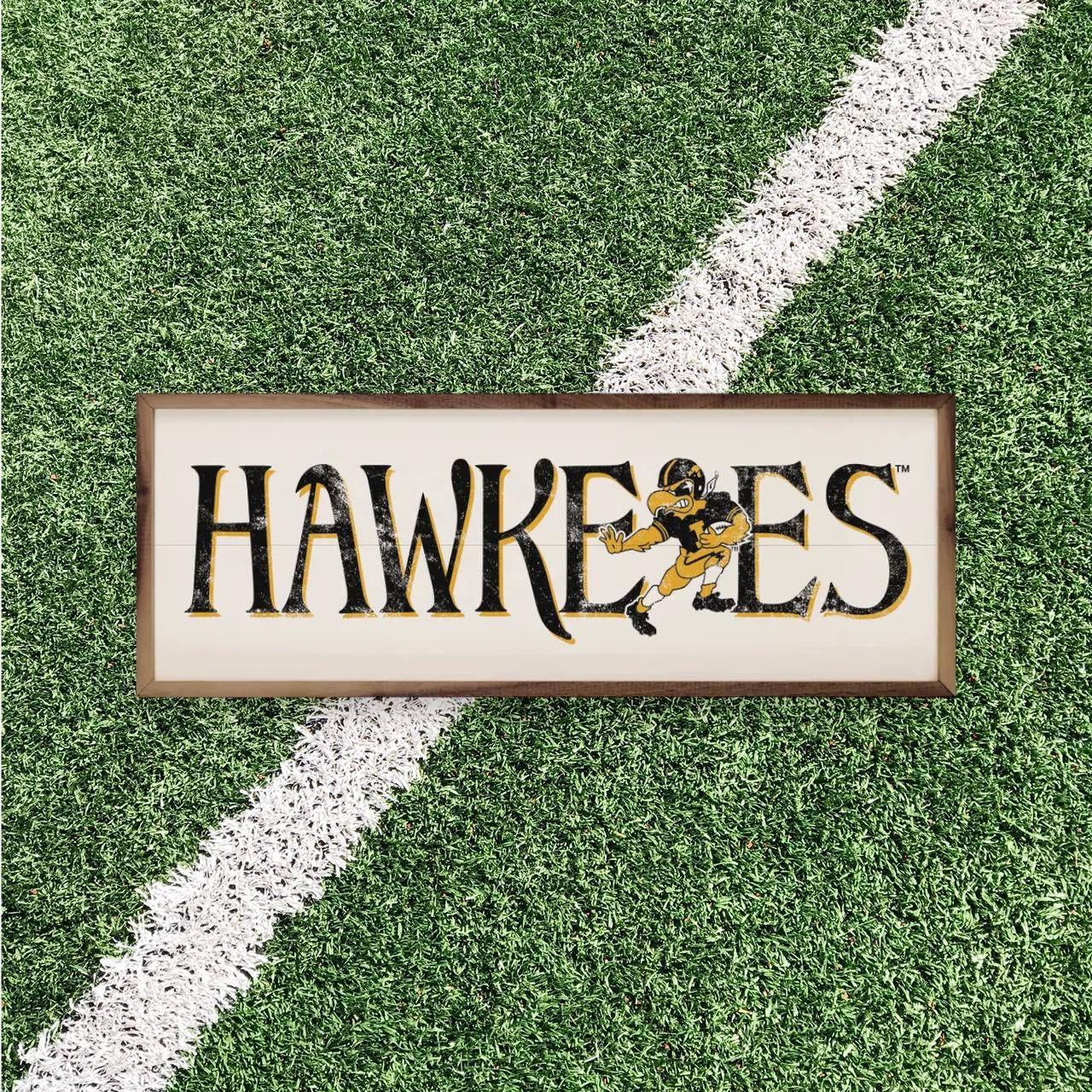 Iowa Hawkeyes Artwork | Iowa Hawkeyes Wall Art (Officially Licensed) Rectangle Rectangle