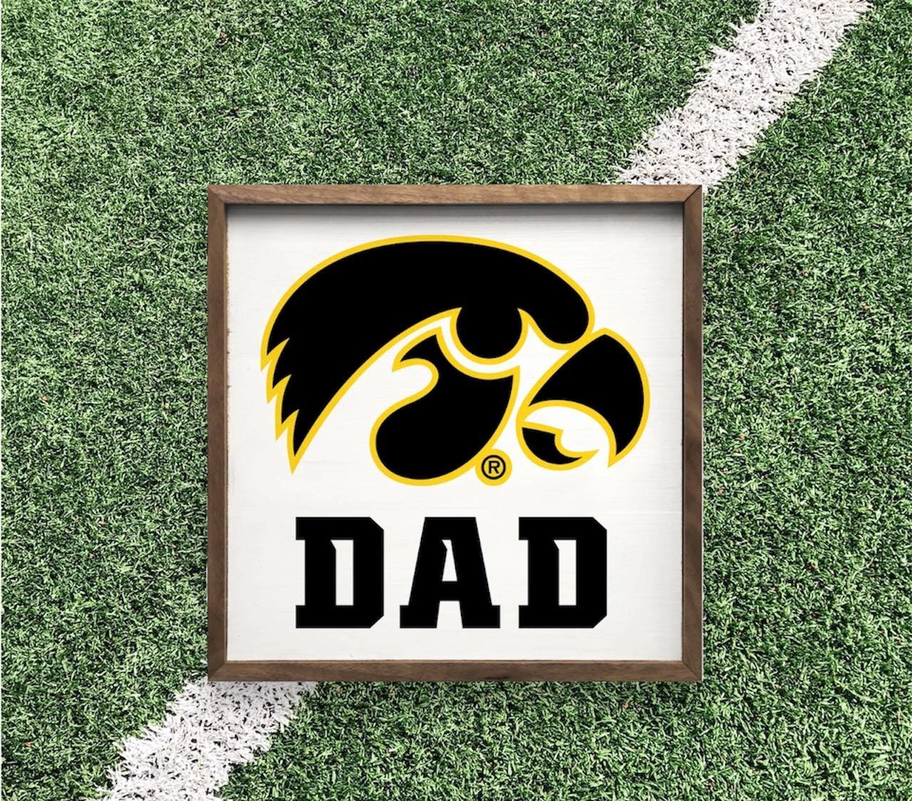 Iowa Hawkeyes Artwork | Iowa Hawkeyes Wall Art (Officially Licensed)Square