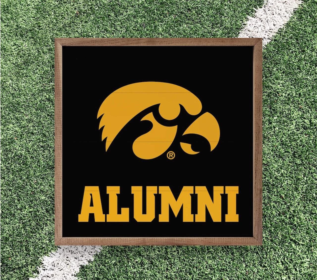 Iowa Hawkeyes Artwork | Iowa Hawkeyes Wall Art (Officially Licensed)Square