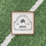 Load image into Gallery viewer, Utah State Aggies Artwork | Utah State Aggies Wall Art (Officially Licensed)Square
