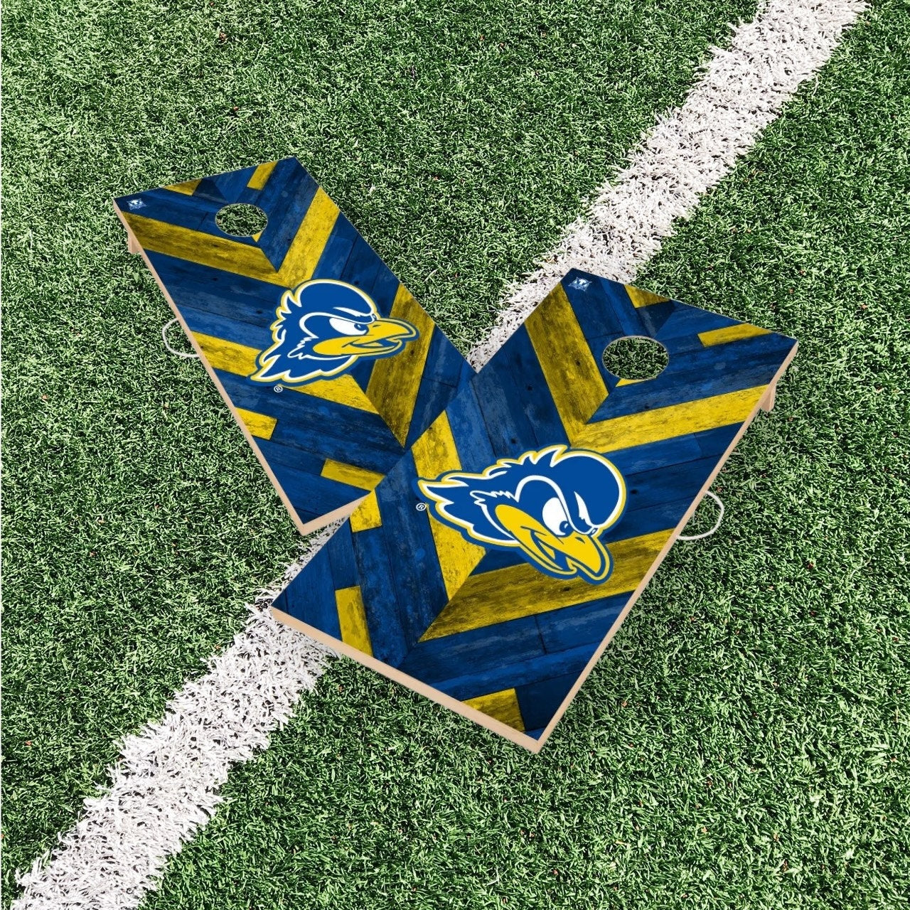 Delaware Blue Hens Cornhole Boards 2x4 Officially Licensed