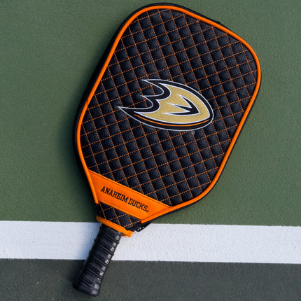 Anaheim Ducks Quilted Pickleball Paddle Cover