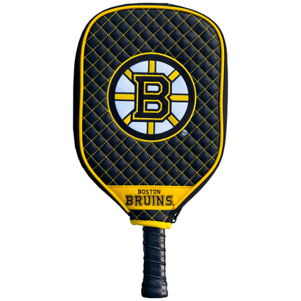 Boston Bruins Quilted Pickleball Paddle Cover