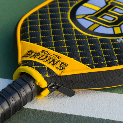 Boston Bruins Quilted Pickleball Paddle Cover