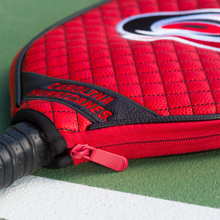 Carolina Hurricanes Quilted Pickleball Paddle Cover