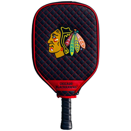 Chicago Blackhawks Quilted Pickleball Paddle Cover