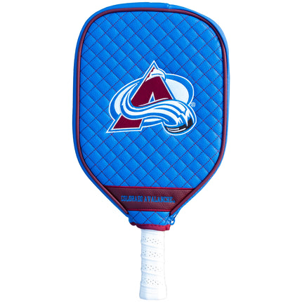 Colorado Avalanche Quilted Pickleball Paddle Cover