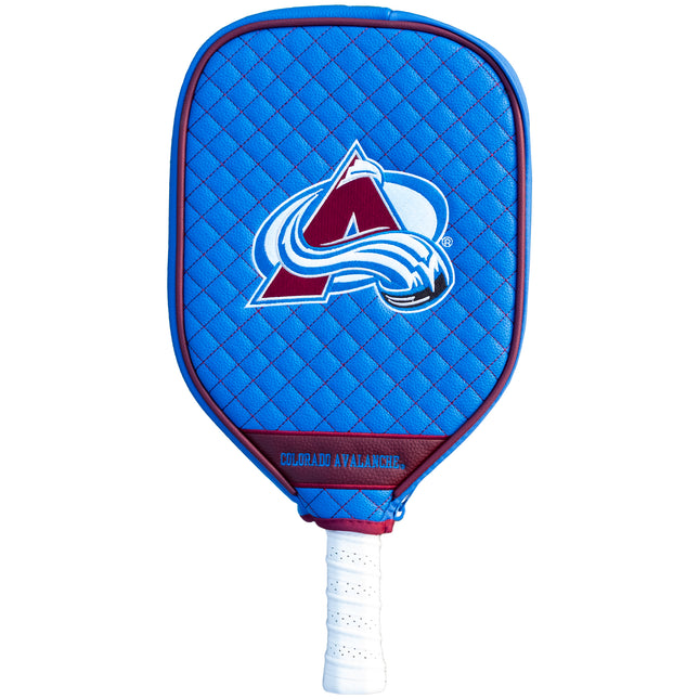 Colorado Avalanche Quilted Pickleball Paddle Cover