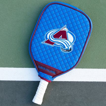 Colorado Avalanche Quilted Pickleball Paddle Cover