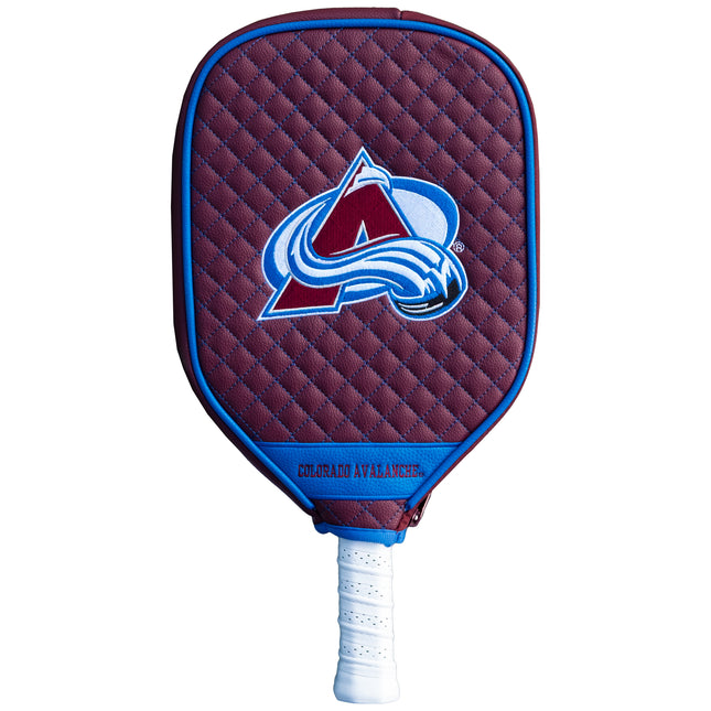 Colorado Avalanche Quilted Pickleball Paddle Cover (Maroon)