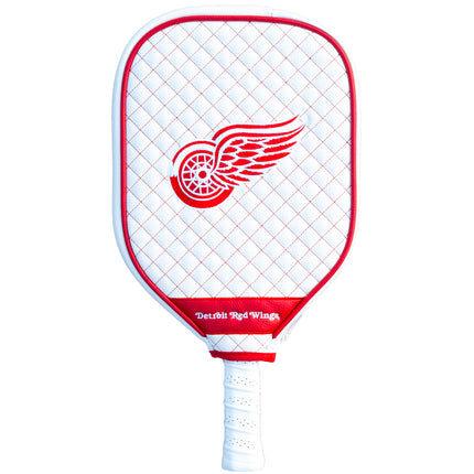 Detroit Red Wings Quilted Pickleball Paddle Cover (White)