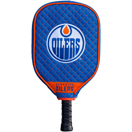 Edmonton Oilers Quilted Pickleball Paddle Cover