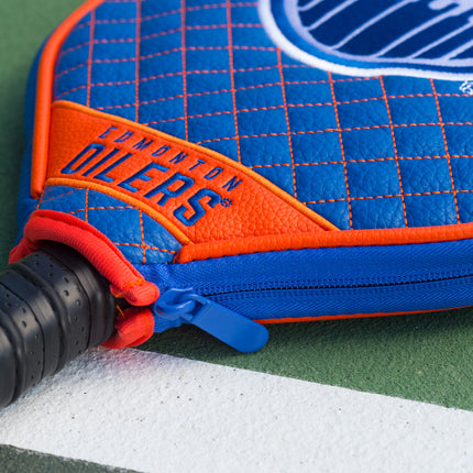 Edmonton Oilers Quilted Pickleball Paddle Cover