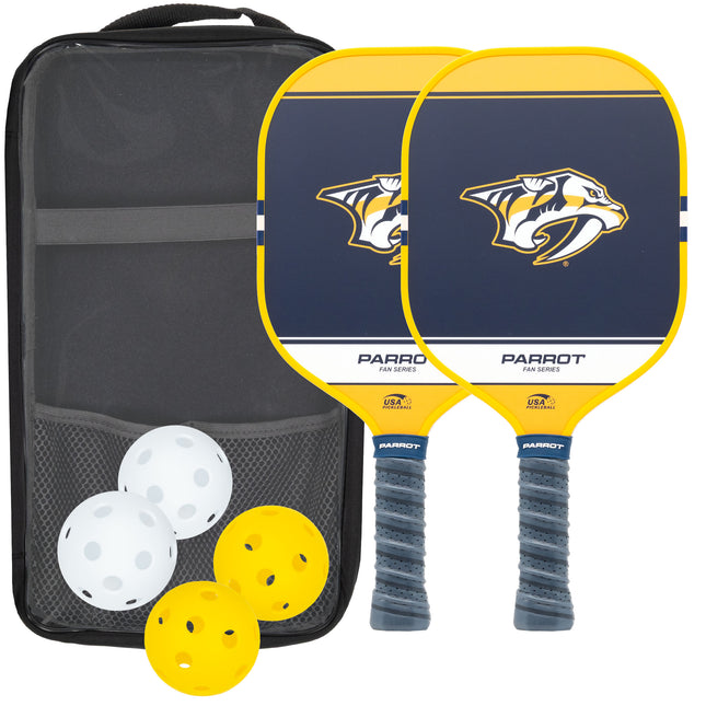 Nashville Predators Sport Plus Pickleball Paddle Set
