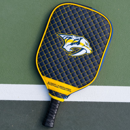 Nashville Predators Quilted Pickleball Paddle Cover
