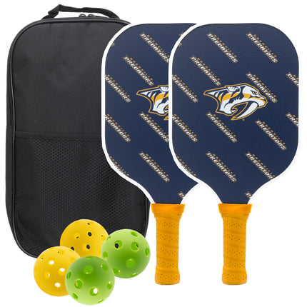 Nashville Predators Pickleball Paddle Set
