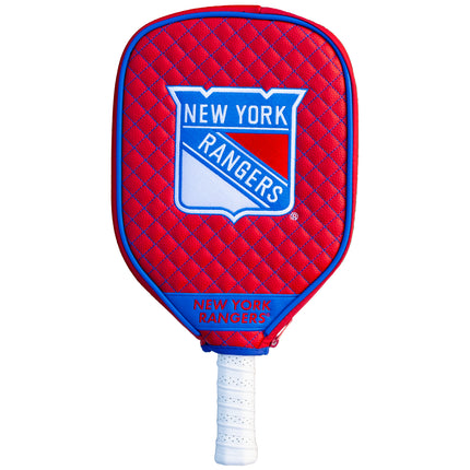 New York Rangers Quilted Pickleball Paddle Cover