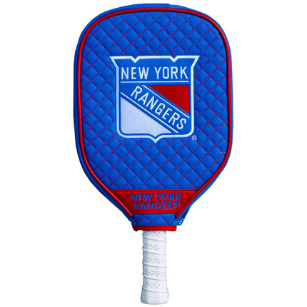 New York Rangers Quilted Pickleball Paddle Cover (Royal)