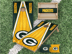 Load image into Gallery viewer, Green Bay Packers Cornhole Boards 2x4 | Officially Licensed
