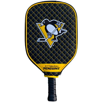 Pittsburgh Penguins Quilted Pickleball Paddle Cover