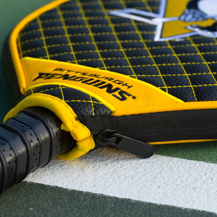 Pittsburgh Penguins Quilted Pickleball Paddle Cover