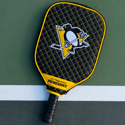 Pittsburgh Penguins Quilted Pickleball Paddle Cover