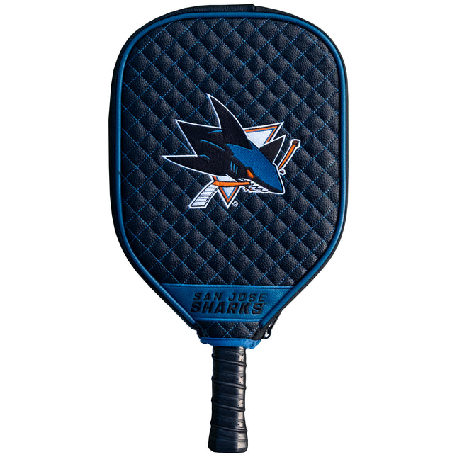 San Jose Sharks Quilted Pickleball Paddle Cover