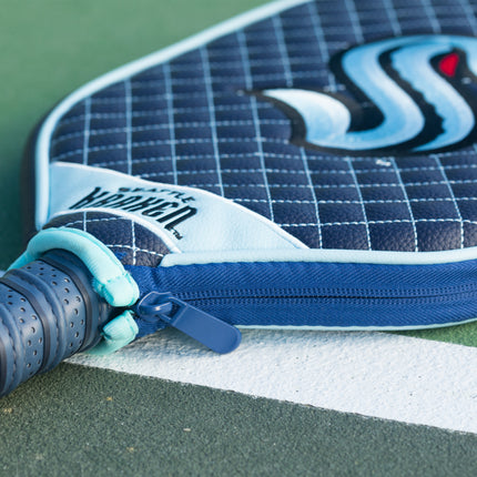 Seattle Kraken Quilted Pickleball Paddle Cover