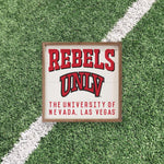 Load image into Gallery viewer, UNLV Rebels Artwork | UNLV Rebels Wall Art (Officially Licensed)Square
