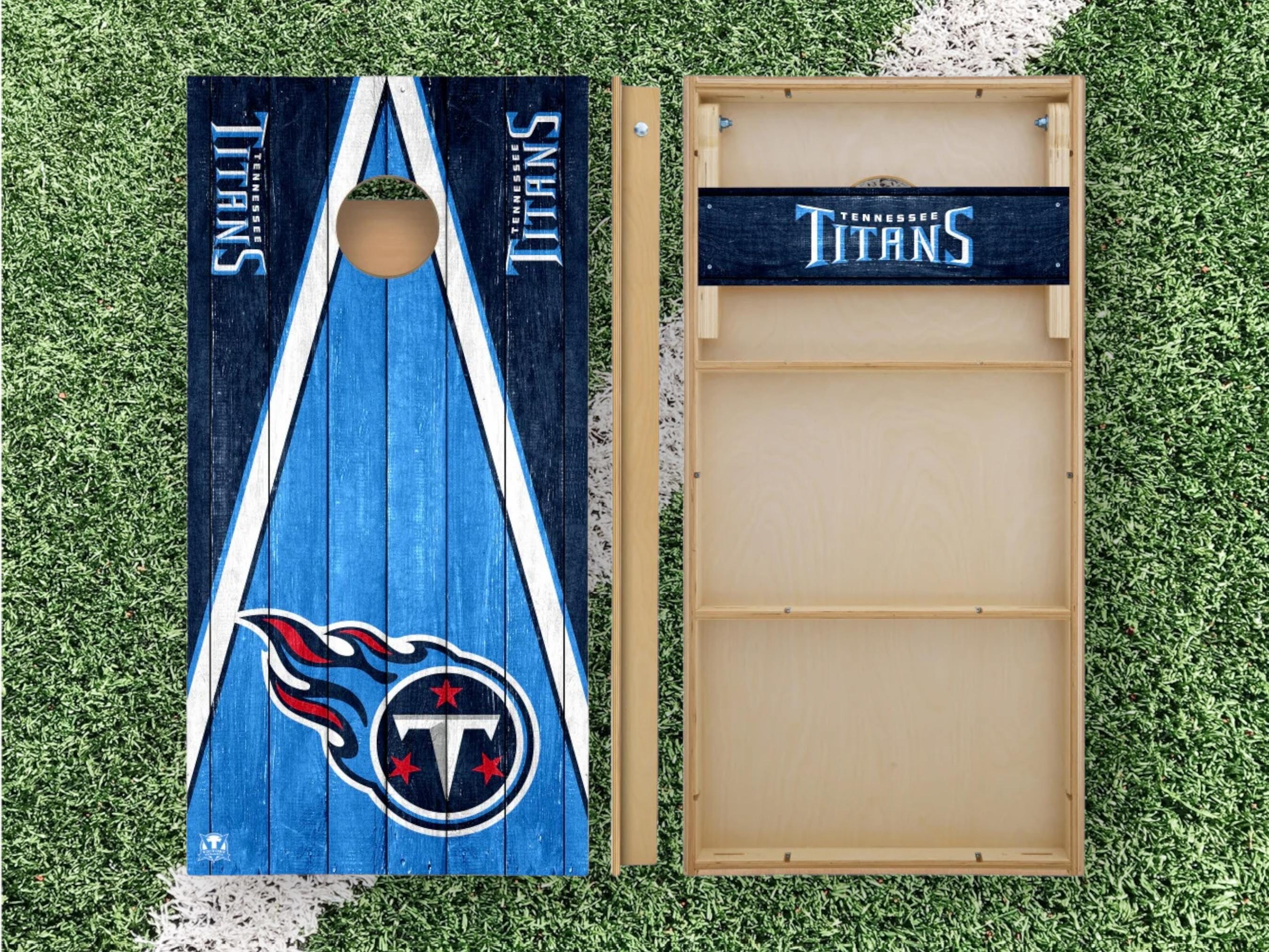 Tennessee Titans Cornhole Boards 2x4 | Officially Licensed