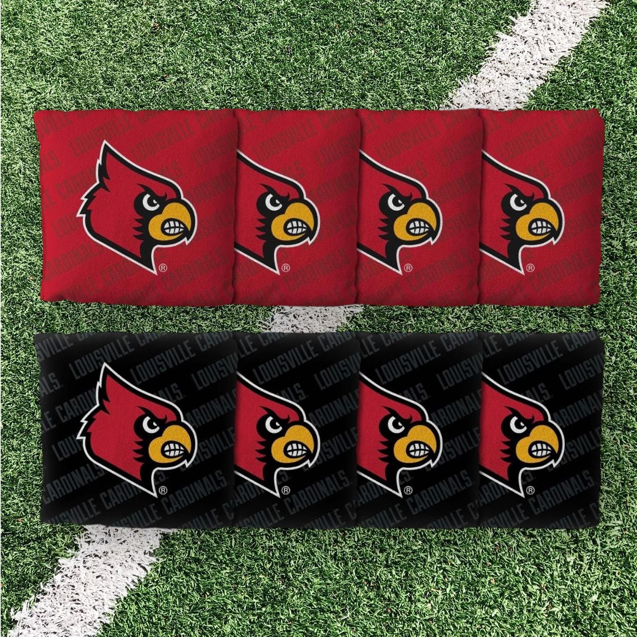 Louisville Cardinals Cornhole Boards 2x4 (Officially Licensed)
