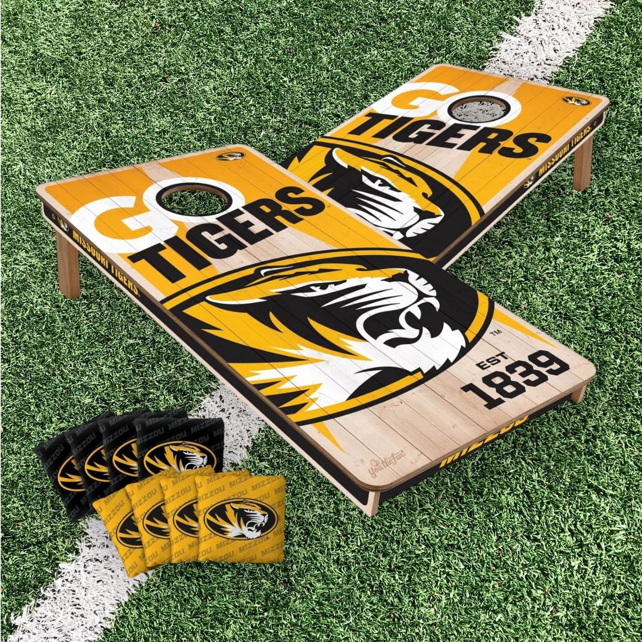 Missouri Tigers Cornhole Boards 2x4 (Officially Licensed)