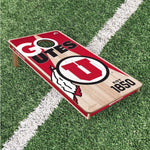Load image into Gallery viewer, Utah Utes Cornhole Boards 2x4 (Officially Licensed)
