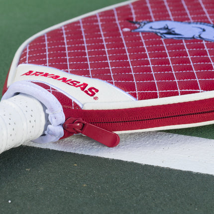 Arkansas Razorbacks Quilted Pickleball Paddle Cover