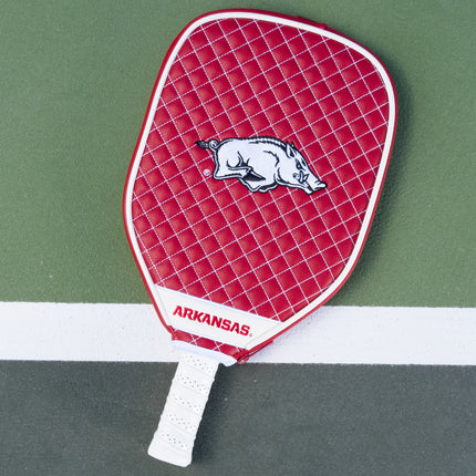 Arkansas Razorbacks Quilted Pickleball Paddle Cover