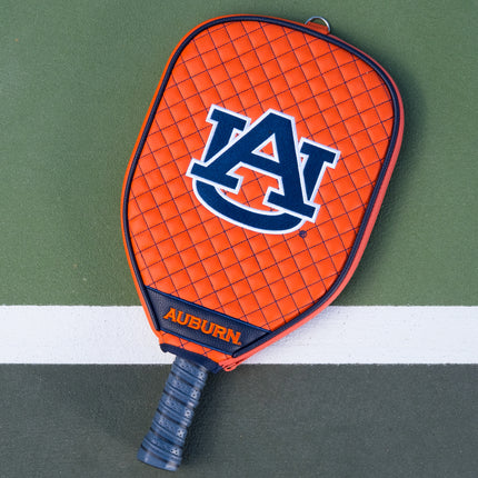 Auburn Tigers Quilted Pickleball Paddle Cover (Orange)