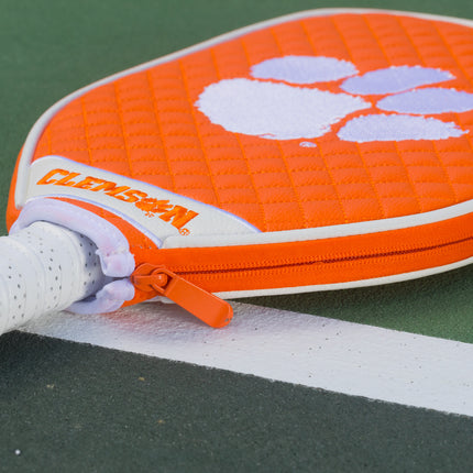Clemson Tigers Quilted Pickleball Paddle Cover