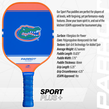 Florida Gators Sport Plus Pickleball Paddle Set