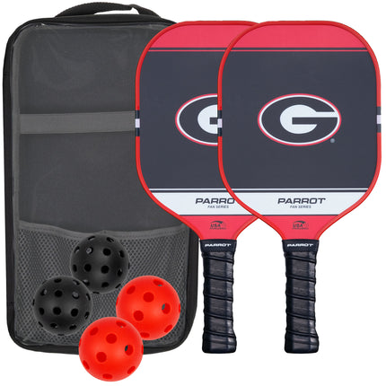 Georgia Bulldogs Sport Plus Pickleball Paddle Set